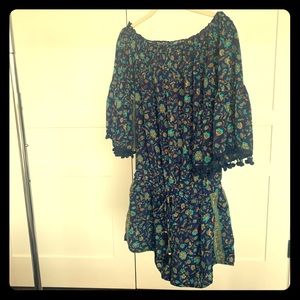 Off-Shoulder Romper from Anthropologie